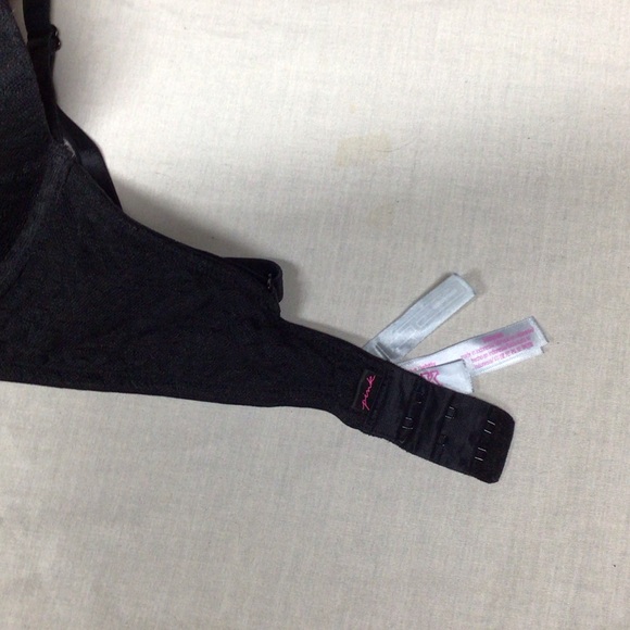 PINK Victoria's Secret Black Lace Bra - Picture 3 of 9